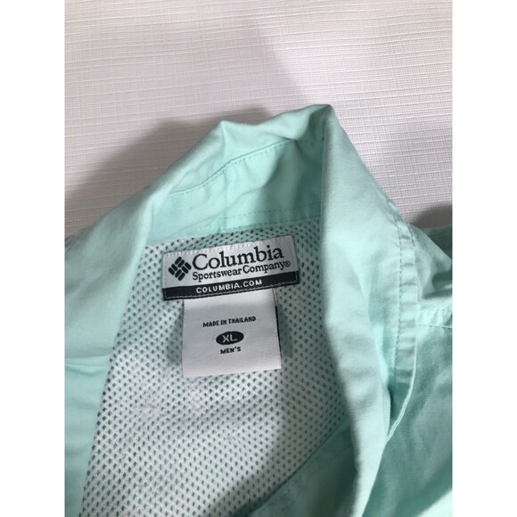 Columbia PFG Shirt Men's Xl Light Blue Button Down Long Sleeve Fishing Gear - Picture 5 of 9
